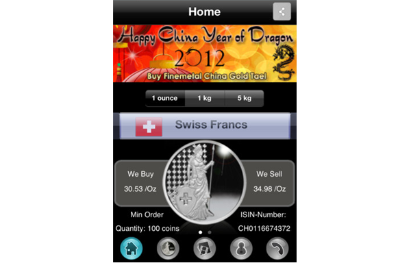 Silver_Coin_Android_Phone_App_home_Finemetal